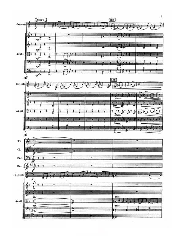 Glière, Reinhold - Concerto for Horn and Orchestra in 3 movements ( Orchestra score) - Image 3