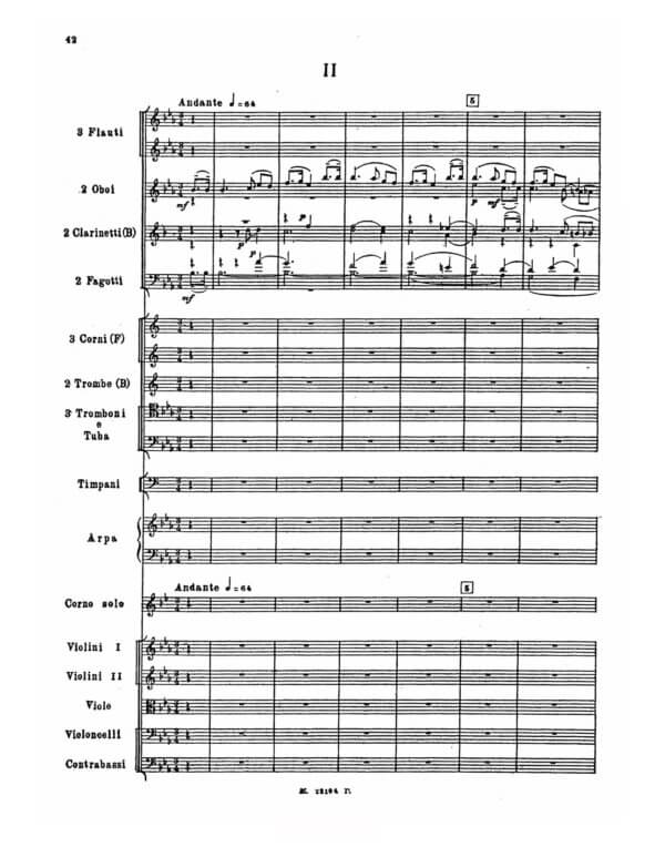 Glière, Reinhold - Concerto for Horn and Orchestra in 3 movements ( Orchestra score) - Image 5