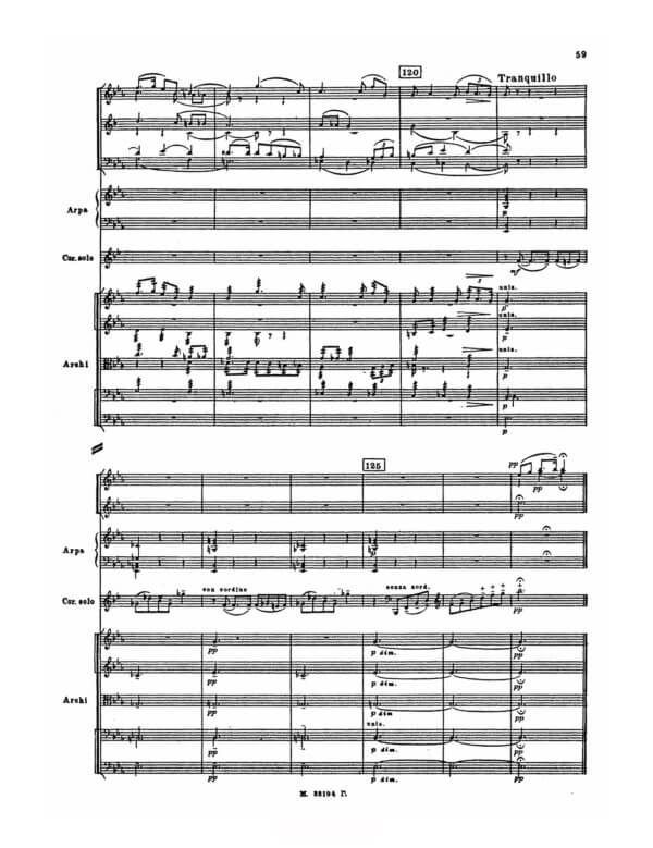 Glière, Reinhold - Concerto for Horn and Orchestra in 3 movements ( Orchestra score) - Image 6