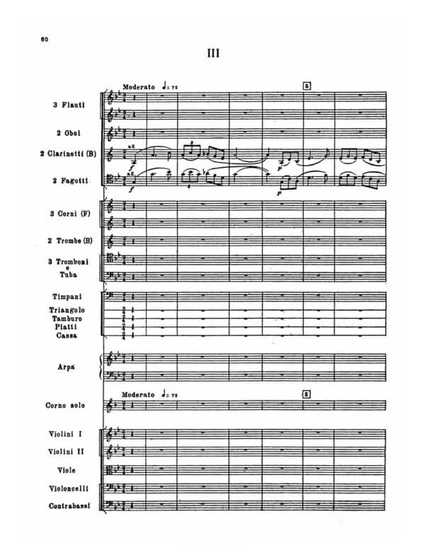 Glière, Reinhold - Concerto for Horn and Orchestra in 3 movements ( Orchestra score) - Image 7