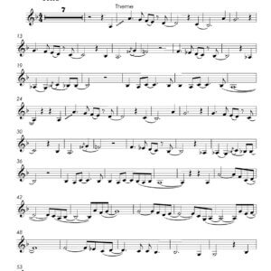 Dorcham, Kenny  - "Blue Bossa" for trumpet solo transcription (easy level)