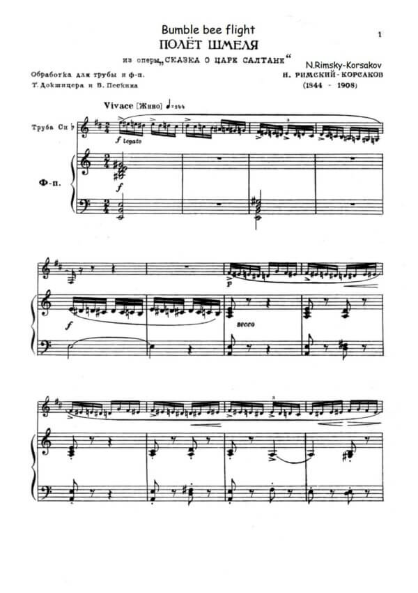Rimsky-Korsakov, Nikolai - Flight of the Bumble Bee - Image 2