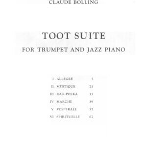 Bolling, Claude - Toot suite for trumpet and jazz piano