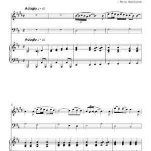 Morricone, Ennio - Gabriel's Oboe for trumpet, cello and piano