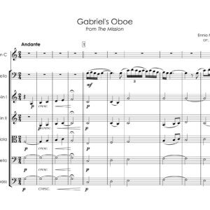 Morricone, Ennio - Gabriel's Oboe for trumpet C, cello and chamber orchestra