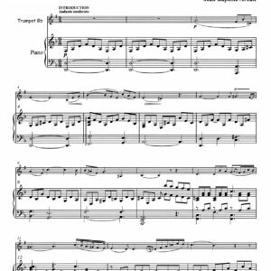 Arban, Jean - Baptiste - Variations on a Tyrolean Song for trumpet Bb & piano