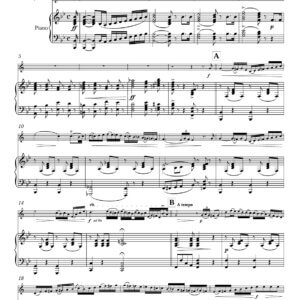 Arban, Jean -Baptiste - Fantaisie and Variations on a German Theme for trumpet Bb & piano