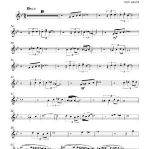 Alpert, Herb - Rise (trumpet Bb part)