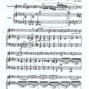 Barat, Joseph Edouard - Fantasie in E flat for Bb trumpet or Bb cornet and piano