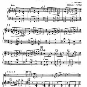 Trotsuk, Bogdan - Concert Symphony for trumpet Bb & piano