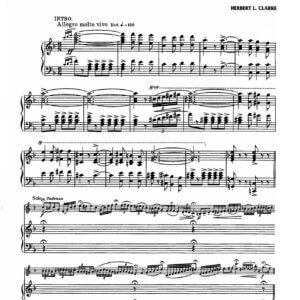 Clarke, L. Herbert - Funiculi, Funicula! Fantasia! for trumpet Bb and piano