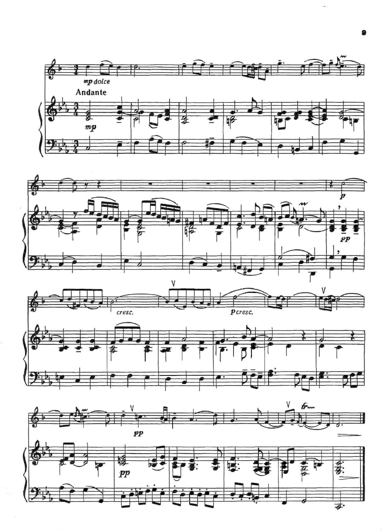 Albinoni, Tomaso - Trumpet Concerto Eb-major for trumpet Bb and piano - Image 3