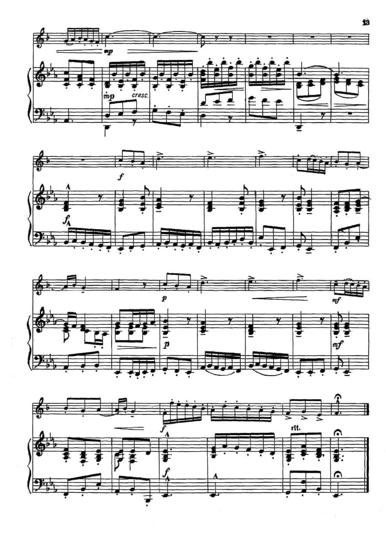 Albinoni, Tomaso - Trumpet Concerto Eb-major for trumpet Bb and piano - Image 4