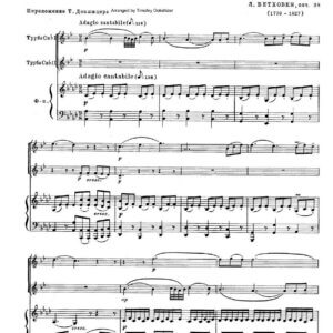 Collection of duets for two trumpets Bb and piano